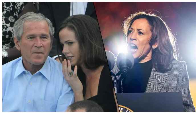 La fille de l’ancien président républicain George W. Bush apporte son soutien à Kamala Harris