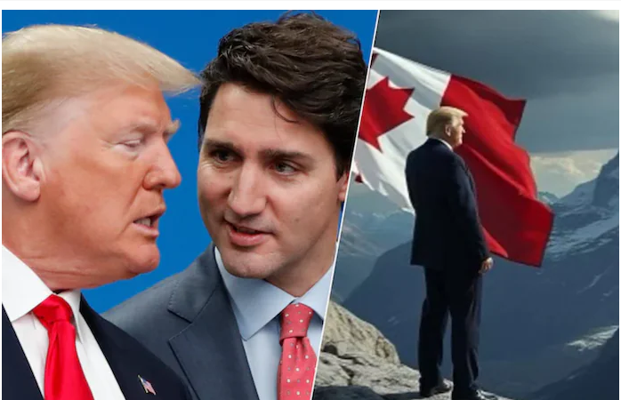 “Le Canada peut devenir le 51e État américain”: cette “plaisanterie” de Donald Trump à Justin Trudeau fait réagir