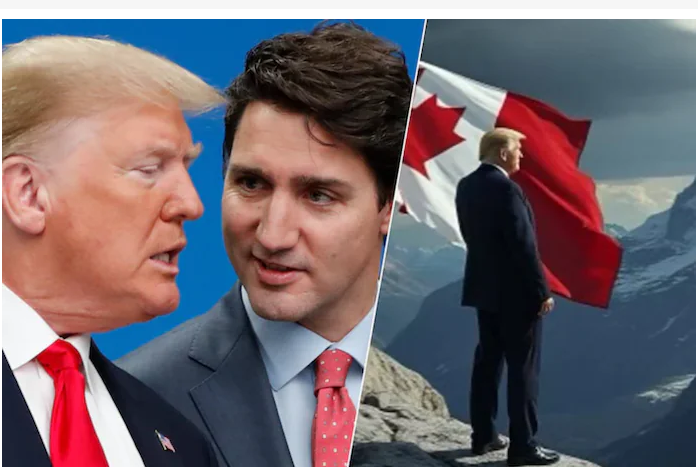 “Le Canada peut devenir le 51e État américain”: cette “plaisanterie” de Donald Trump à Justin Trudeau fait réagir