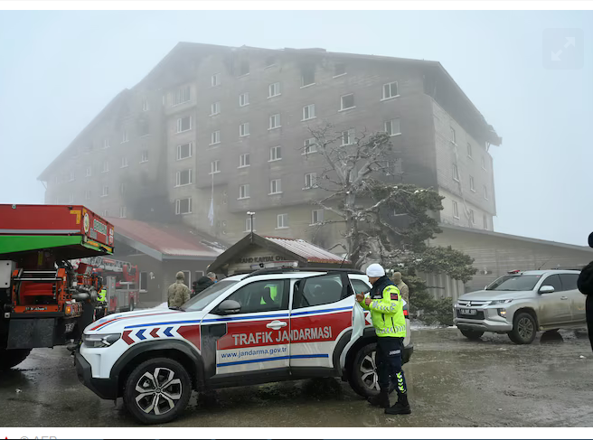 19 personnes incarcérées après l’incendie d’un hôtel qui a fait 78 morts en Turquie