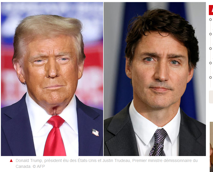 Donald Trump réagit à la démission de Justin Trudeau: “Ensemble, quelle grande nation ce serait!!!”