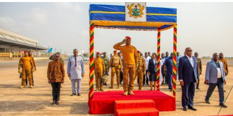 Ghana: Le capitaine Traoré est arrivé à Accra ce mardi matin