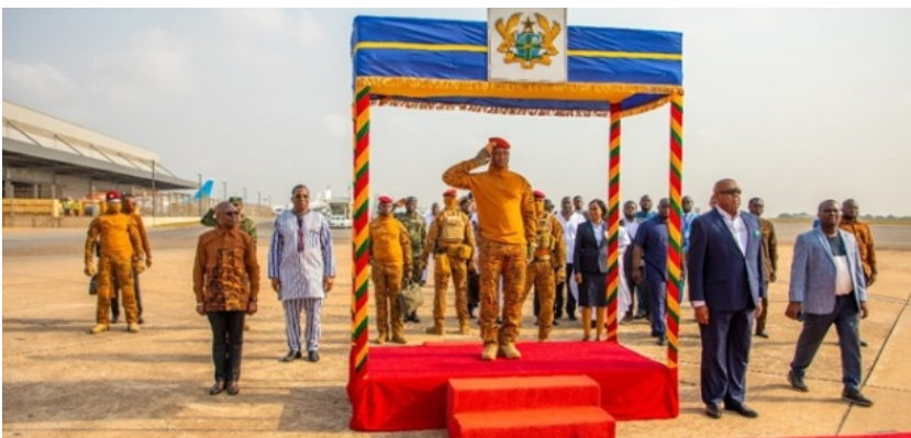 Ghana: Le capitaine Traoré est arrivé à Accra ce mardi matin