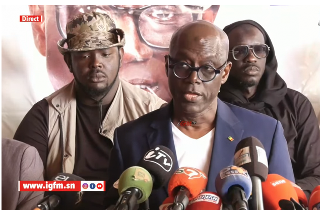 Suivez le point de presse de Thierno Alassane après sa Passe d’armes avec Sonko